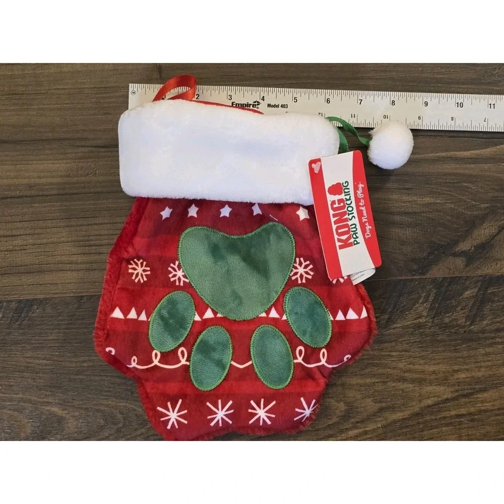 KONG Paw Christmas Stocking 10